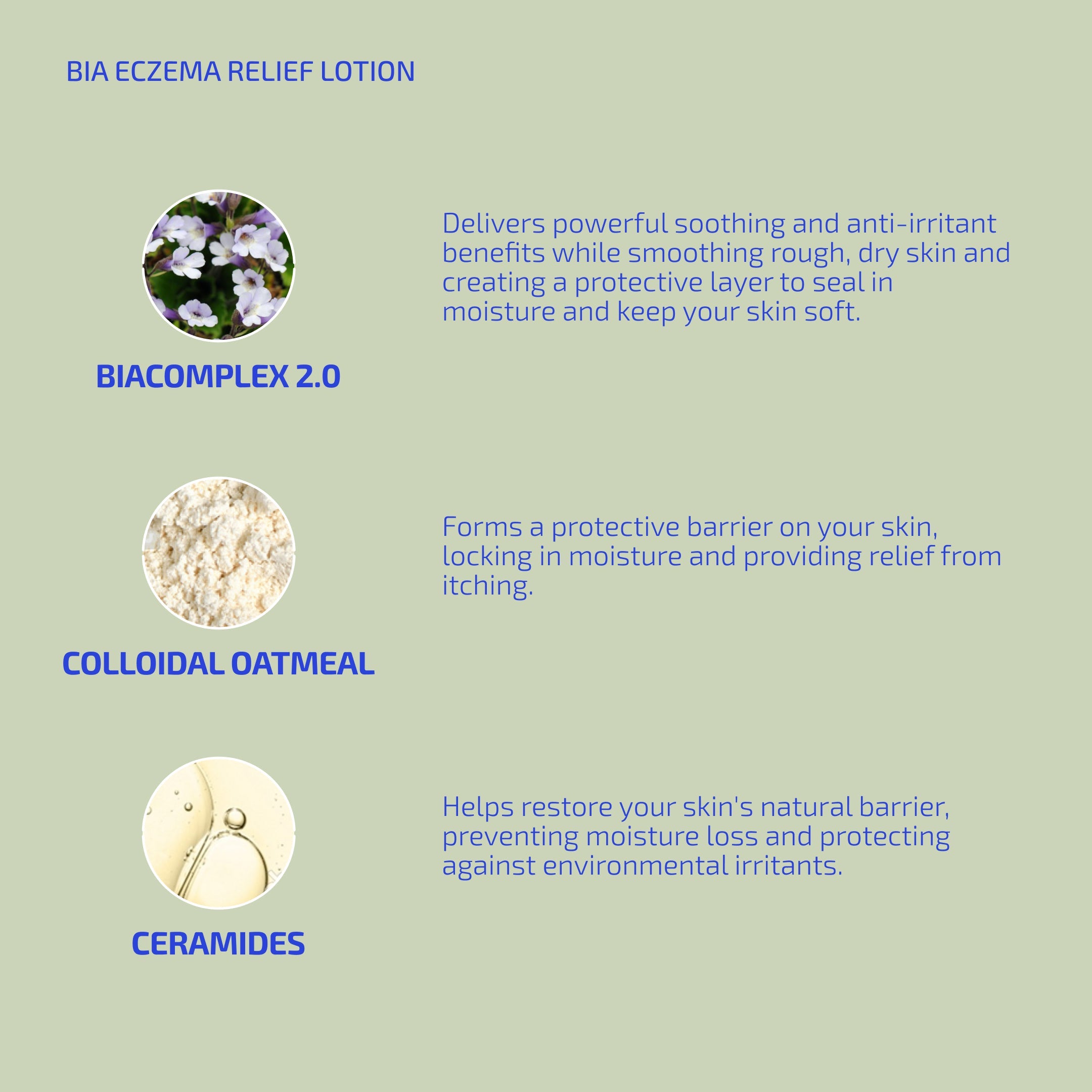 Eczema Relief Lotion for Dry, Itchy & Sensitive Skin – BIA (Age: 3+ months)