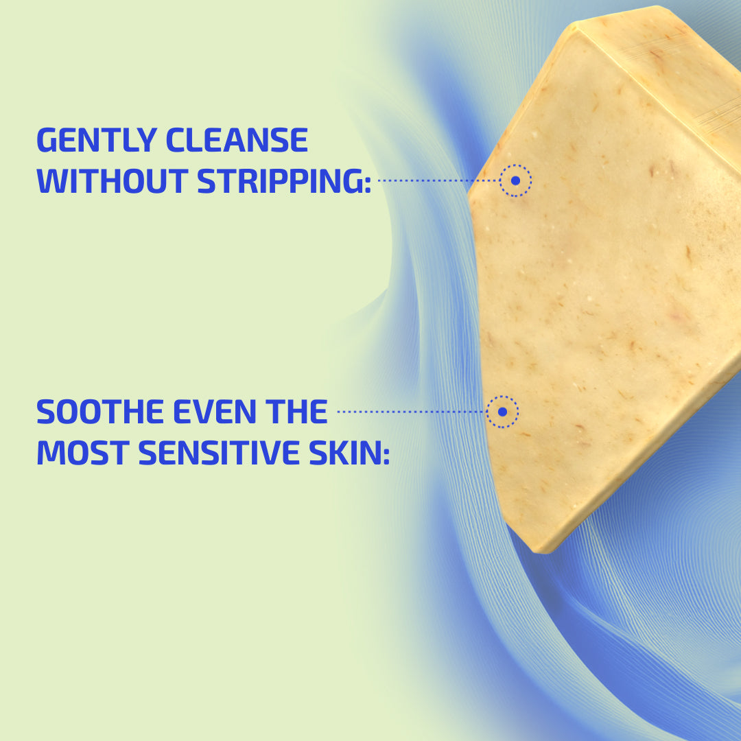 Teen & Adult Eczema Relief - Gut Barrier Bundle: Soap, Lotion, Prebiotics & Probiotics (Age: 12+)