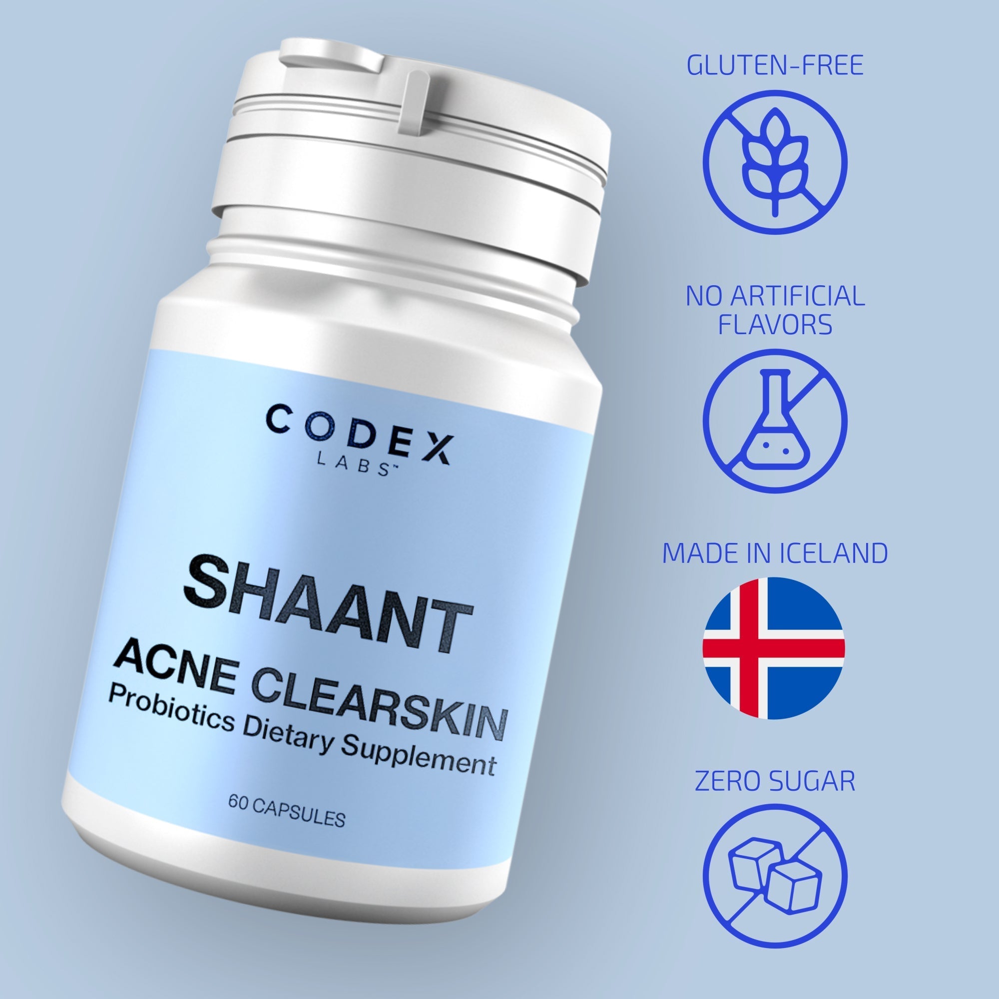 Shaant ClearSkin Probiotic Supplement 2.0