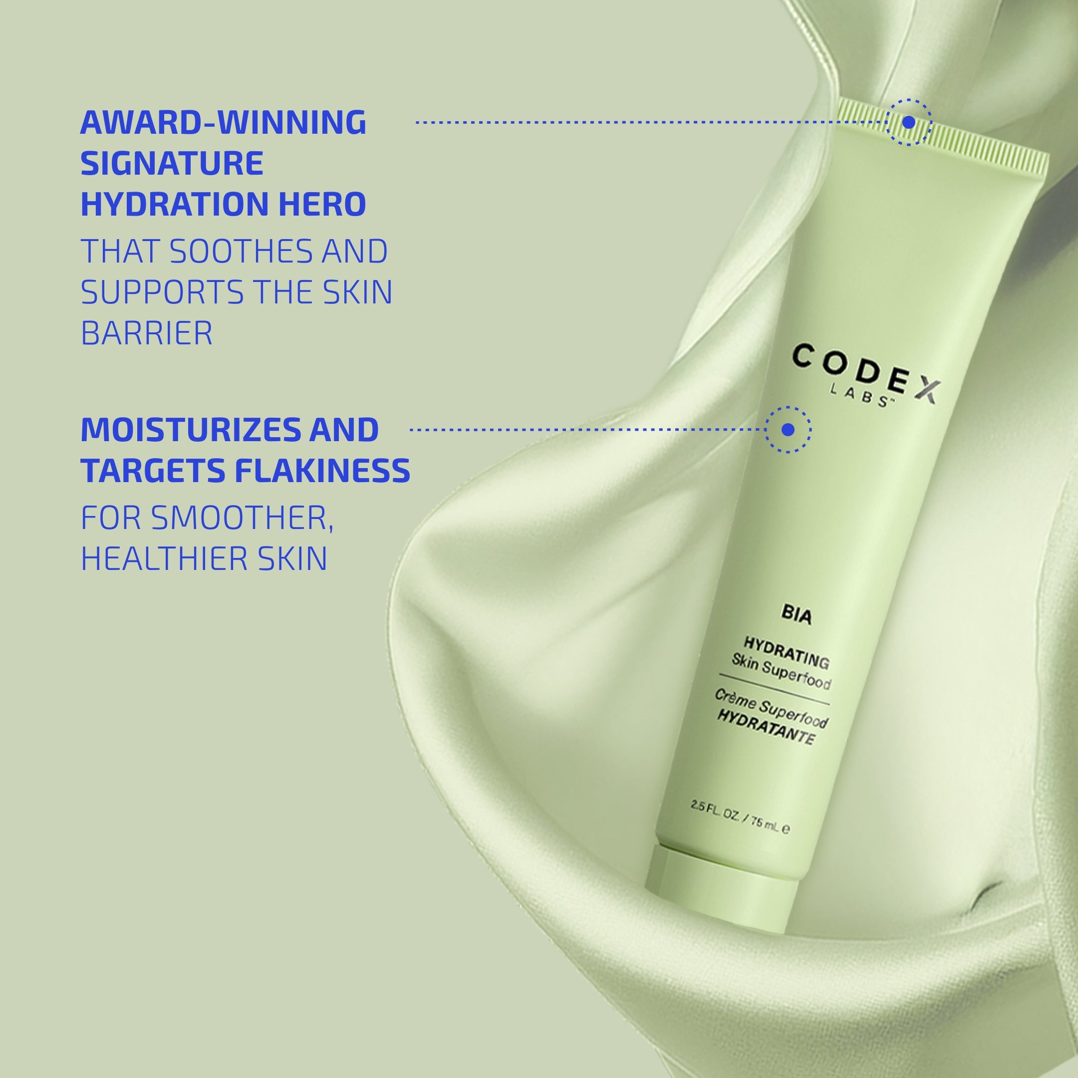 BIA Skin Superfood 2.0 - Hydrating Face Moisturizer for Dry & Sensitive Skin